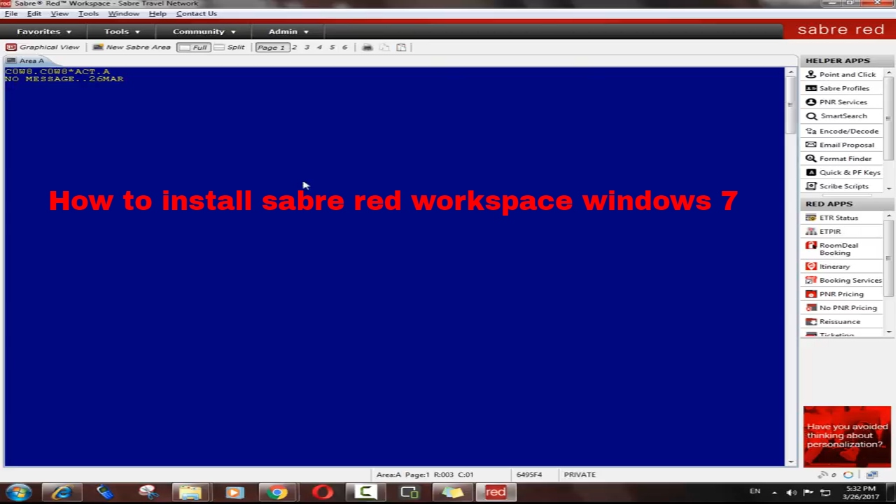 sabre red download install